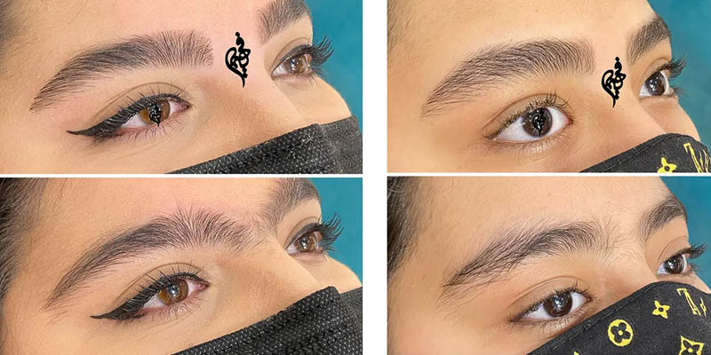 برداشتن ابرو برای اولین بار